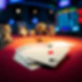 Deck of playing cards on a table