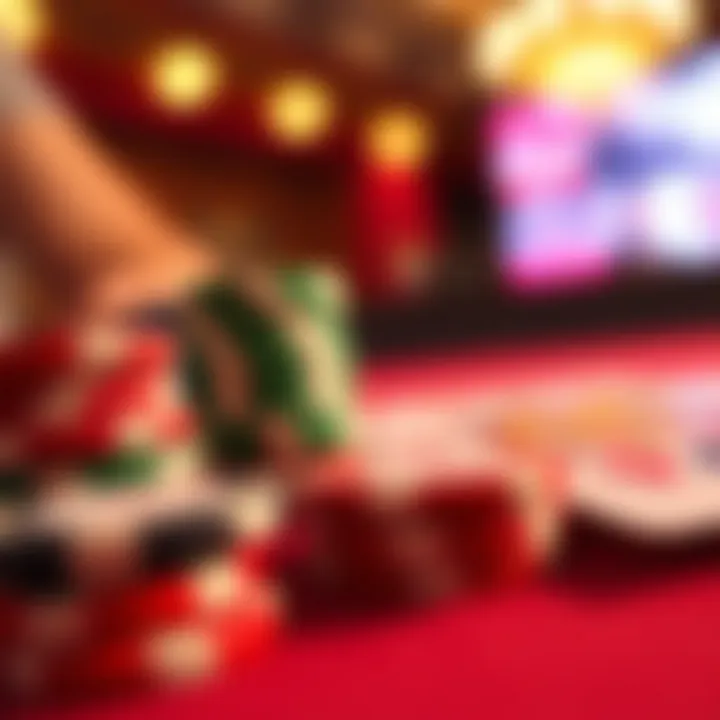 The Importance of Chips in Gameplay Close-up of Pai Gow poker chips