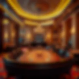 Luxurious interior of Bally's Jubilee Room showcasing its elegant design