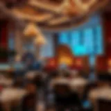 A luxurious dining area showcasing the ambiance of the Bellagio Buffet