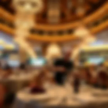 Luxurious Dining Experience at Bellagio Buffet Luxurious dining setup at the Bellagio Buffet