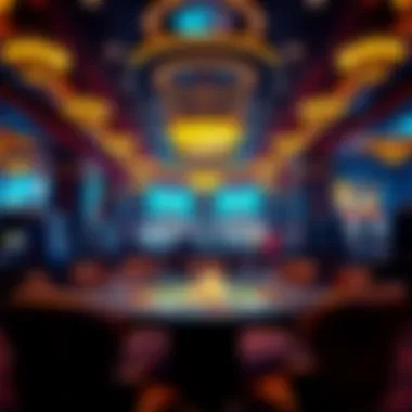 Luxurious casino interior showcasing vibrant gaming atmosphere