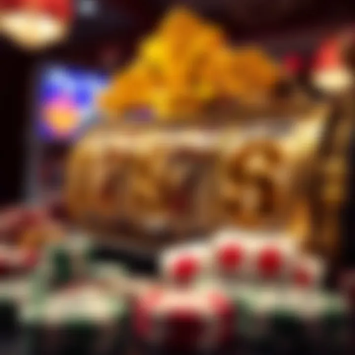 Visual representation of random number generator mechanics in slots