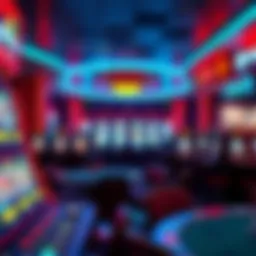 Interior view showcasing the vibrant gaming environment of Big Red Casino