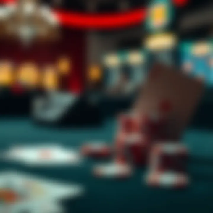 Visual representation of psychological triggers affecting player decisions in blackjack.