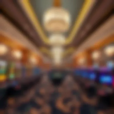 Luxurious Interior of Caesar Dubai Luxurious interior of Caesar Dubai showcasing gaming area