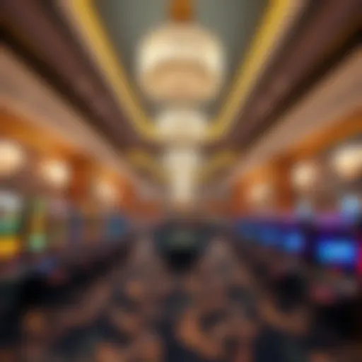 Luxurious Interior of Caesar Dubai Luxurious interior of Caesar Dubai showcasing gaming area