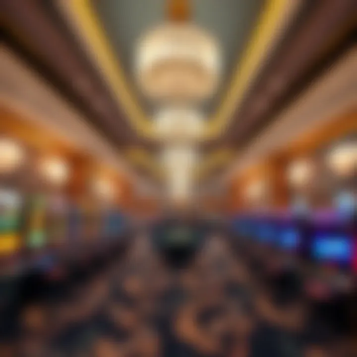 Luxurious Interior of Caesar Dubai Luxurious interior of Caesar Dubai showcasing gaming area