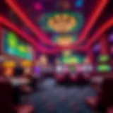 Inside a Cash Money Casino: A Vibrant Ambiance Luxurious casino interior showcasing vibrant atmosphere