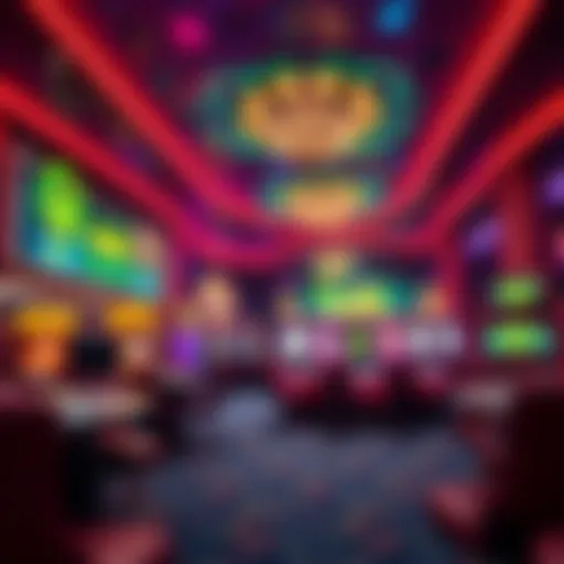 Inside a Cash Money Casino: A Vibrant Ambiance Luxurious casino interior showcasing vibrant atmosphere