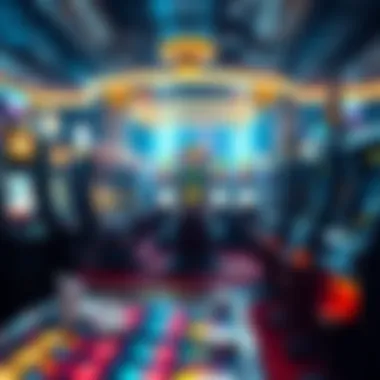 Technological Innovations in the Gambling Experience High-tech gaming machines illustrating technological advancements