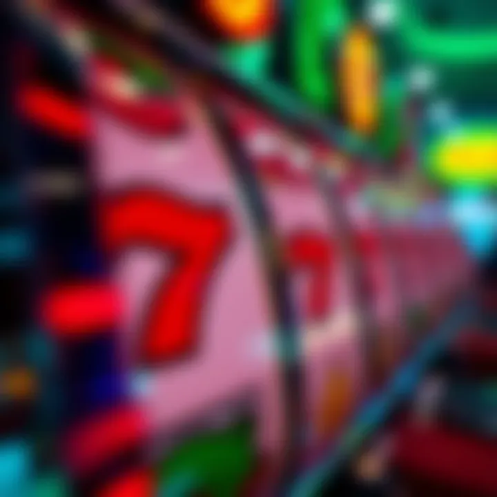 Dynamic Slot Reels Close-up of slot reels in action