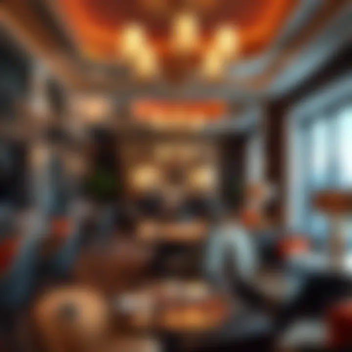 Ambiance of the Masquerade Elegant decor and ambiance of the Masquerade accommodation