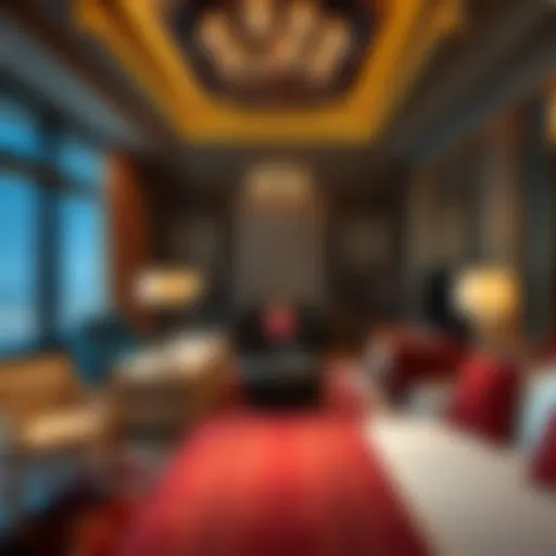 Interior of the Rio Deluxe Suite Luxurious interior of the Rio Deluxe Suite showcasing opulent design and comfort