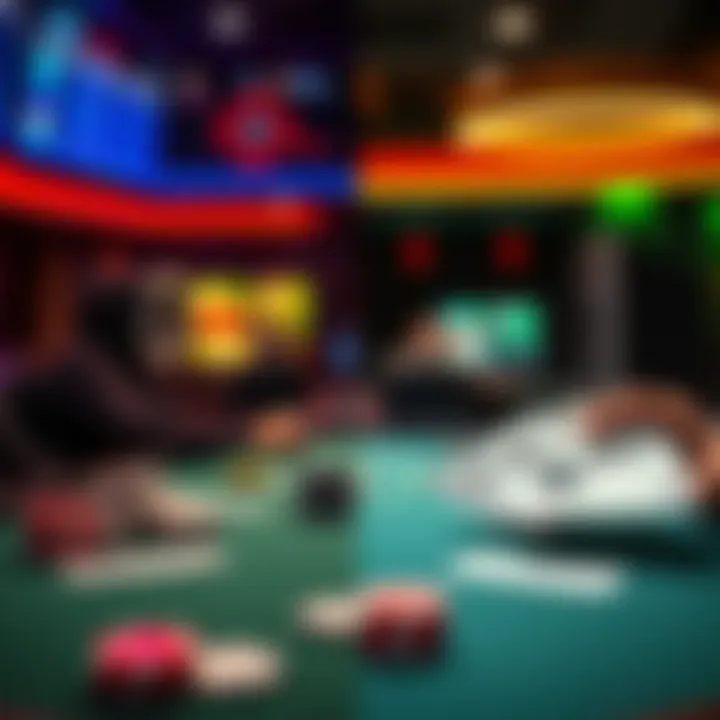 A side-by-side comparison of online and computer poker environments.