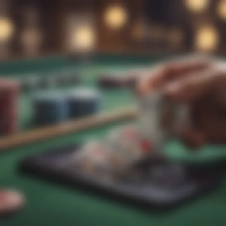 Understanding Betting Odds A close-up view of betting odds displayed on a mobile device