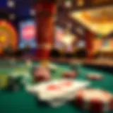 A digital representation of popular casino games