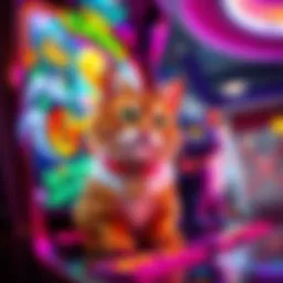 Cool Cats Slots game interface showcasing colorful graphics