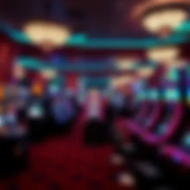 Interior gaming floor filled with various slot machines and table games