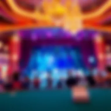 Vibrant Entertainment Scene at Empire Casino Entertainment stage hosting live performances and events