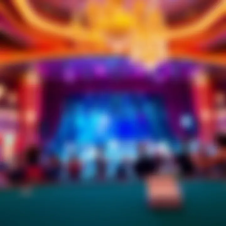 Vibrant Entertainment Scene at Empire Casino Entertainment stage hosting live performances and events