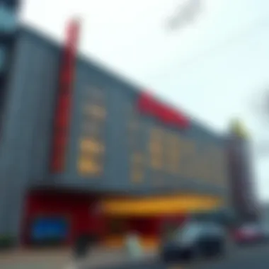 Striking Architecture of Empire Casino Yonkers Hotel Exterior view of Empire Casino Yonkers Hotel showcasing its modern architecture