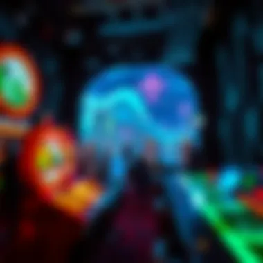 An immersive art installation within Area 15