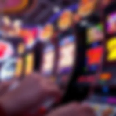 Vibrant online slot games interface