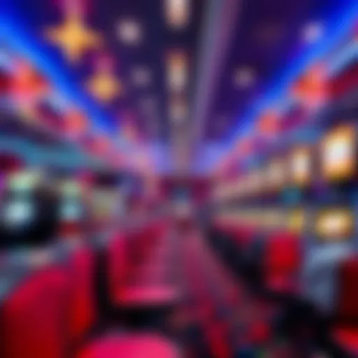 Bingo hall ambiance at Winstar Oklahoma showcasing vibrant decor and seating.