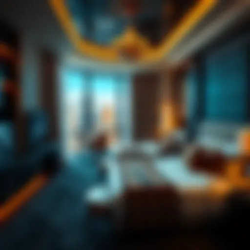 Luxurious hotel suite in Las Vegas
