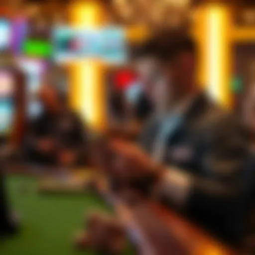 User navigating the Borgata Sports Betting App