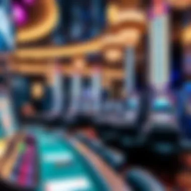 Luxury Gaming Experience at Cirq Las Vegas Luxurious interior decor of a gaming area at Cirq Las Vegas