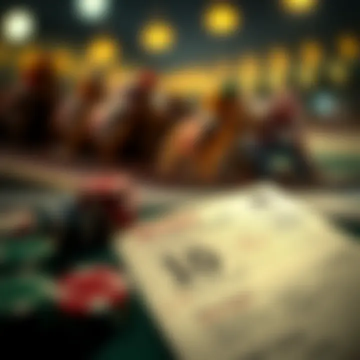 Strategic Betting for the Kentucky Derby A betting slip with strategically placed wagers for the Kentucky Derby