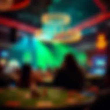 Live Entertainment at Encore Boston Harbor An entertainment venue hosting a live performance amidst an elegant ambiance