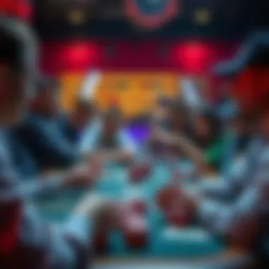 Fun and Friendly Game Night Friendly competition during a game night