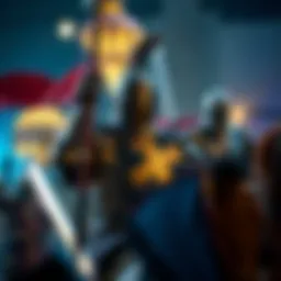 A captivating performance from the Tournament of Kings showcasing medieval knights in a jousting arena