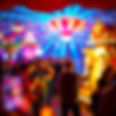 Festival of Colors and Sounds An enchanting scene depicting the colorful festival atmosphere during the Tournament of Kings