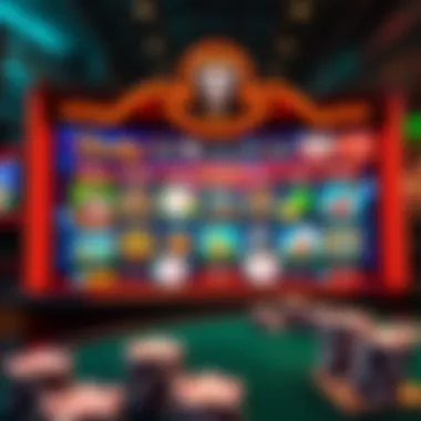 Diverse Game Offerings A vibrant online poker platform showcasing various game options