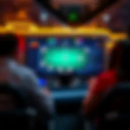 Overview of an online poker tournament interface