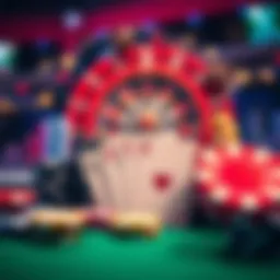 Diverse selection of free casino game icons