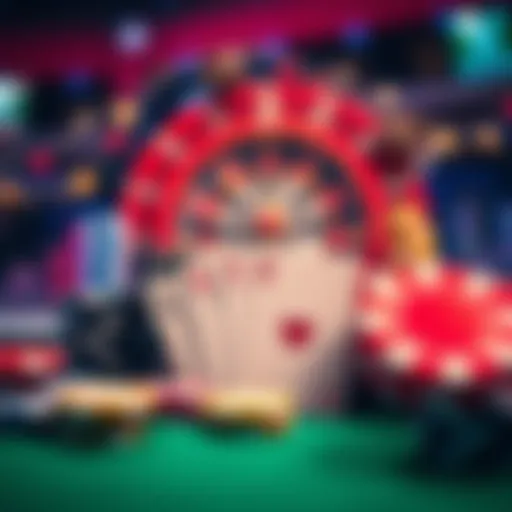 Diverse selection of free casino game icons