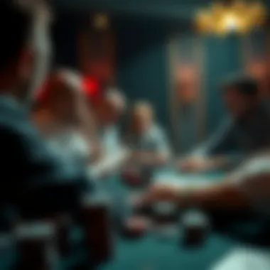 Strategic Poker Gameplay Strategic gameplay in a poker match