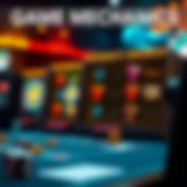 Understanding Game Mechanics Graphical representation of slot game mechanics and strategies