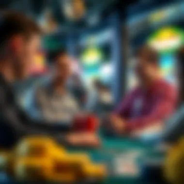 Sharing Insights on Free Slots Group of players sharing their experiences in a discussion