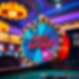 Visual representation of free spins concept