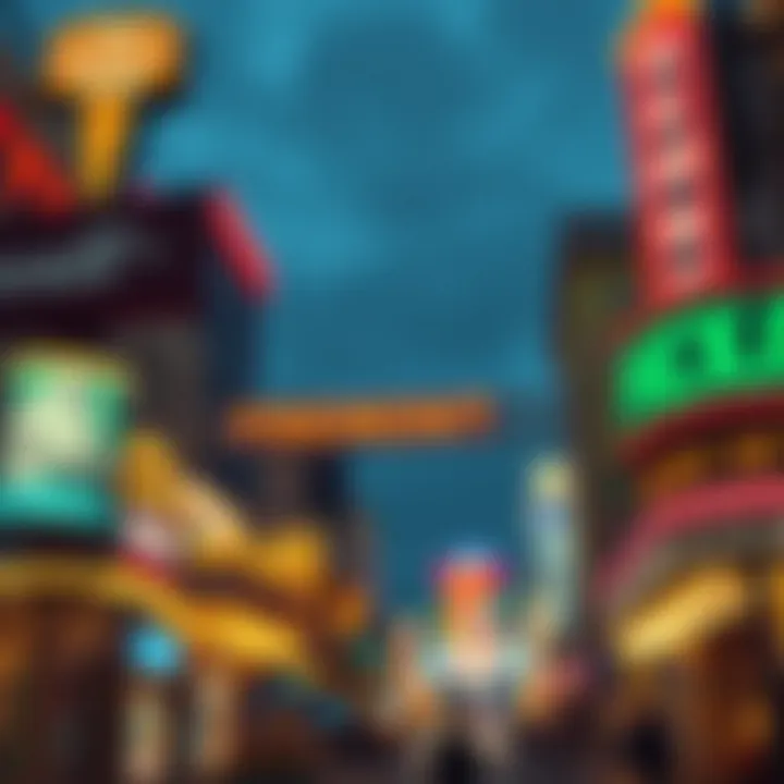 Legacy of Fremont Street Historical signage depicting the legacy of Fremont Street