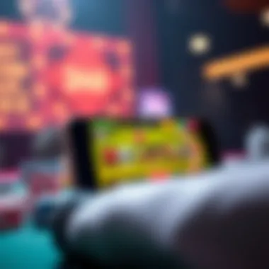 User-Friendly Mobile Gaming Experience Mobile gaming app showcasing user-friendly interface