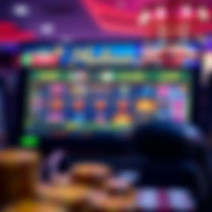 Online Casino Slots An engaging online casino interface showcasing various slot games