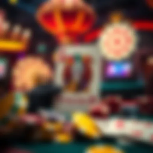 The Super Joker Card displayed prominently amidst casino elements