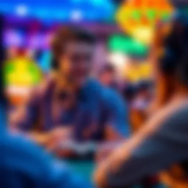 Customer support interaction through live chat feature